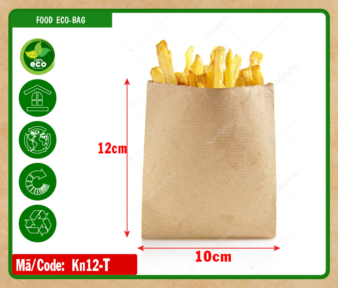 Paper bag for potato chips